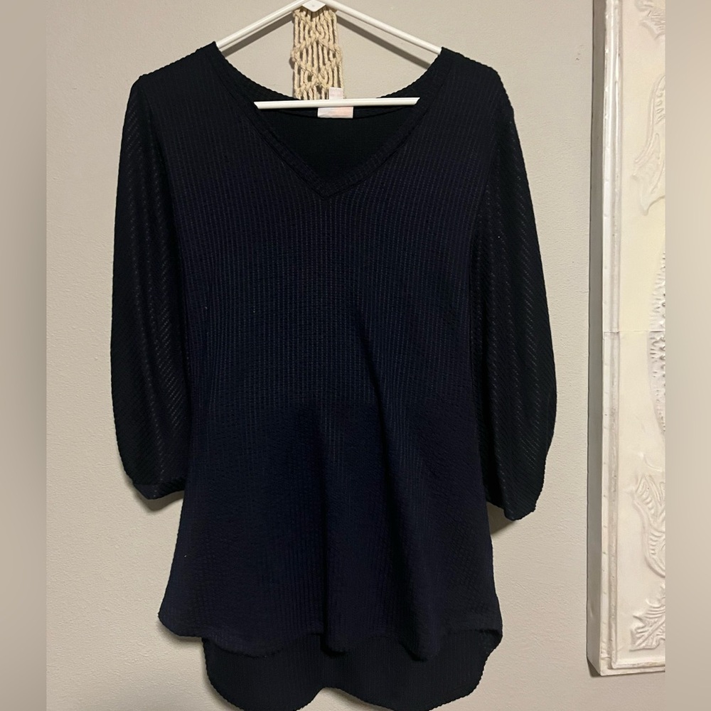 Navy LuLaroe top